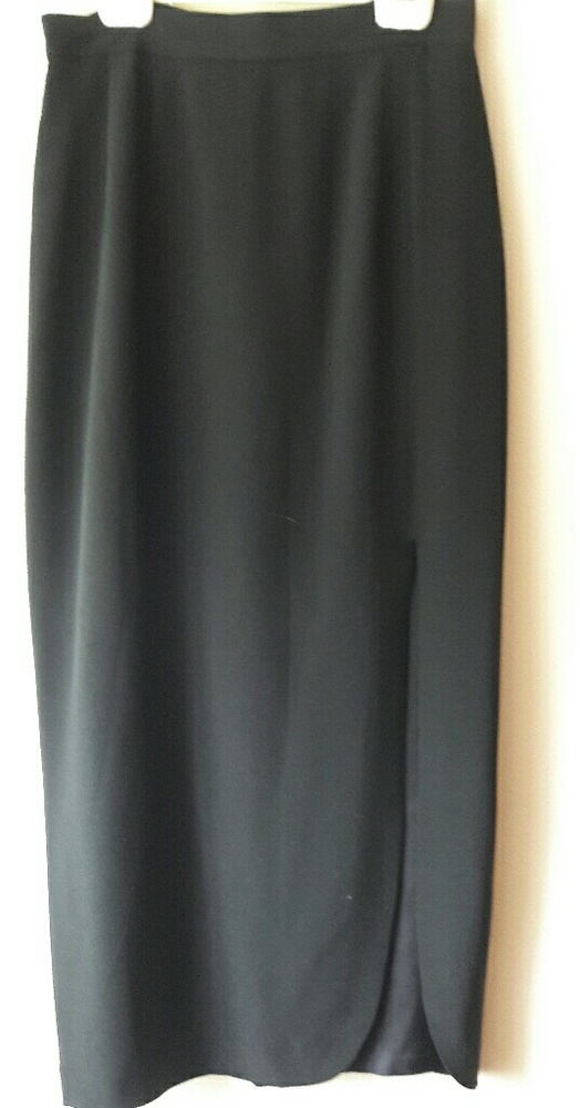 Adrianna Papell Evening black silk skirt, NWOT